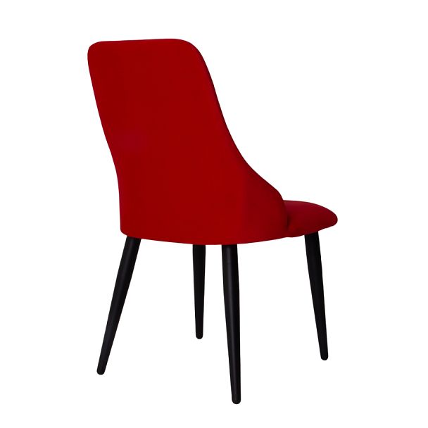 Стул Аэр, велюр Evita 29, металл 40*20 RAL 9005 - Вид 5