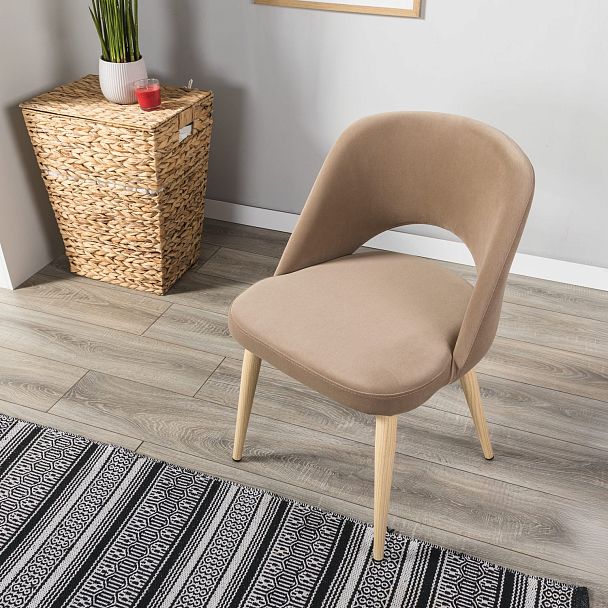 Стул Lars Diag beige/нат.дуб - Вид 12