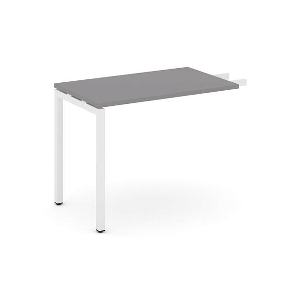 Стайл Проджект Брифинг приставка SN-4P.BR-003 Серый Пепел/Металл Белый 980*600*750 - Вид 1