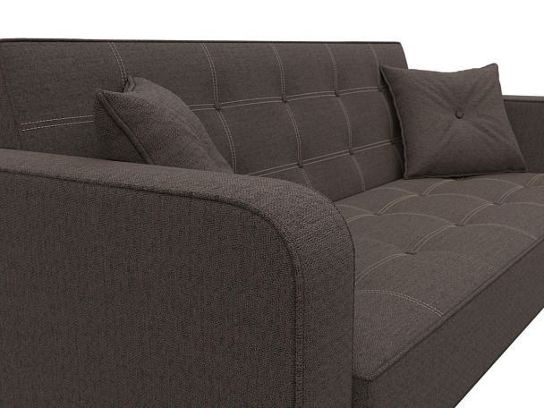 Диван-книжка Тур Рогожка коричневый - Вид 4