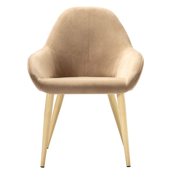 Кресло Kent Diag beige/нат.дуб - Вид 3