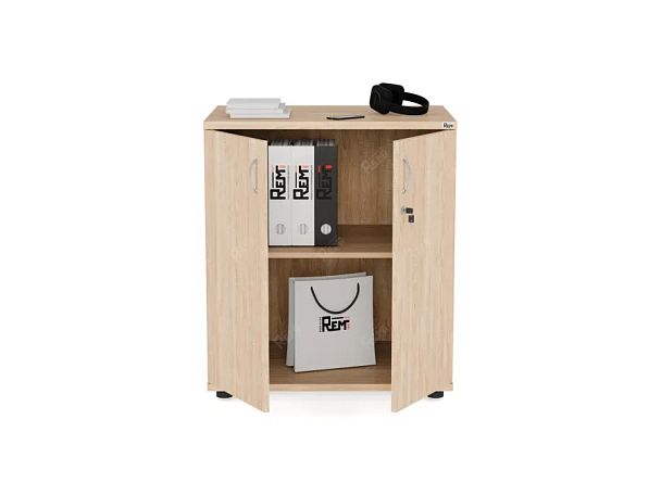 ЛАЙТ / LIGHT RLG033-70x55 Шкаф 2 полки 70x55x77 Дуб Сонома - Вид 2