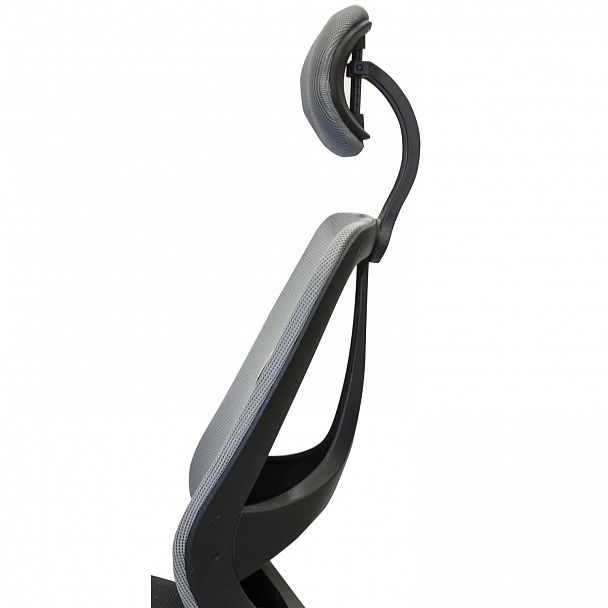 Кресло BRABIX "Saturn ER-400", с подголовником, комбинированное, черное/серое, 530871 - Вид 9