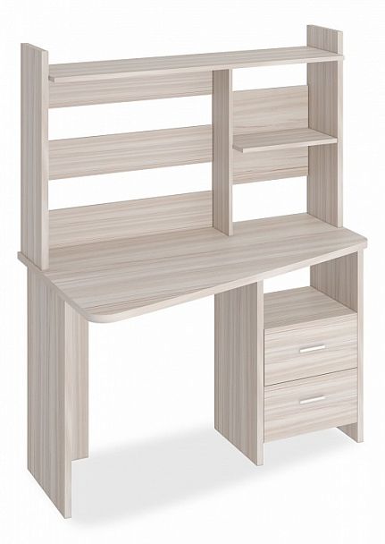 Стол компьютерный Домино Лайт СКЛ-Трап120+НКЛ-120 Карамель левый - Вид 1