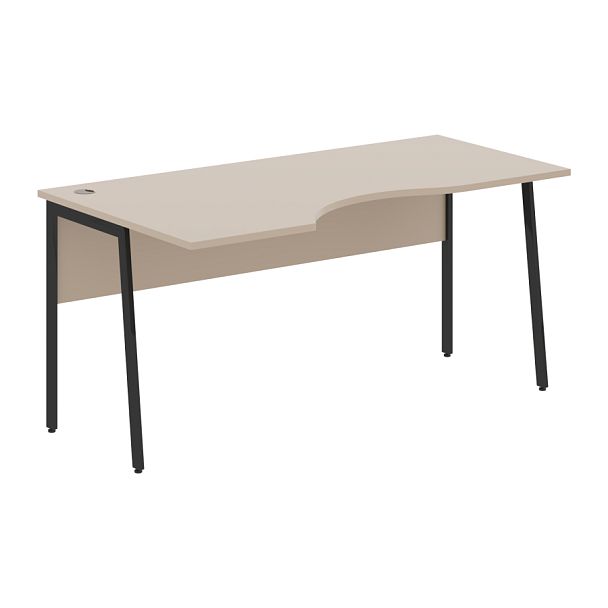 Стол прямой СА-1P(L) Мокачино/Антрацит 1600х900х755 IMAGO PLUS - Вид 1