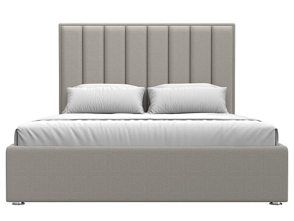 Кровать интерьерная Афродита 160 Рогожка бежевый - Вид 2