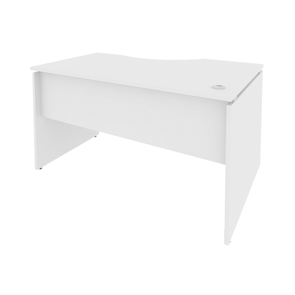 Style Стол криволинейный левый Л.СА-2 (L) Белый 1380*900*750 - Вид 1
