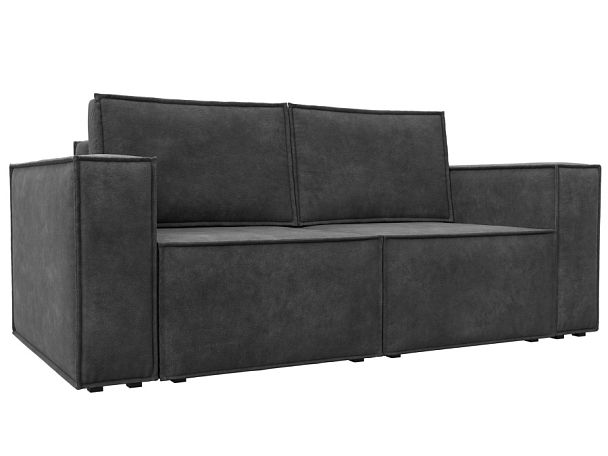 Диван прямой Куба мини Велюр серый - Вид 1