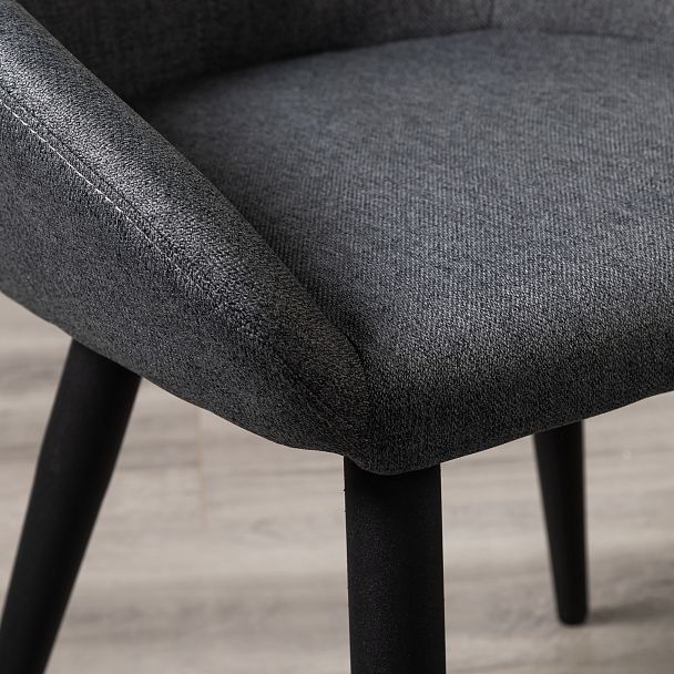 Кресло Kent тёмно-серый/черный - Вид 15