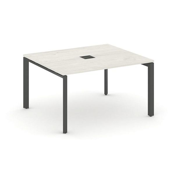 Style Project Next Стол переговорный SN-59P.SPRG-032 Дуб Наварра/Металл Антрацит 1180*1180*750 - Вид 1