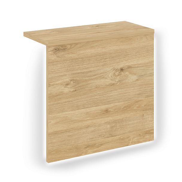 Накладка с подсветкой прямая высокая "Onix" О.R-NP.V-118.1.S тиквуд темный - Вид 1