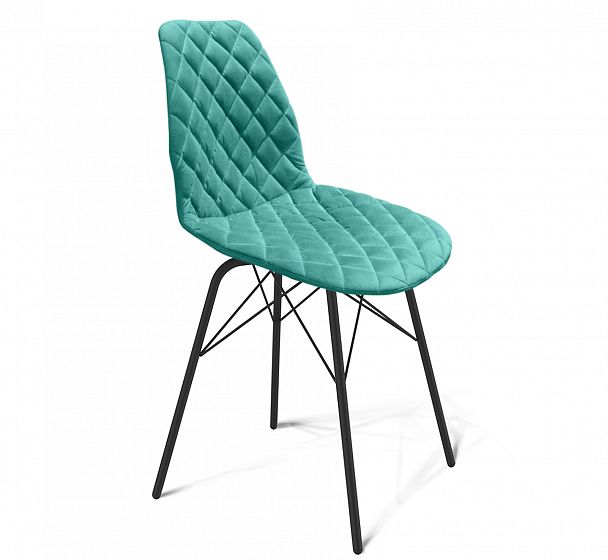 Стул Sheffilton SHT-ST29-C12/S64 голубая лагуна/черный муар - Вид 2