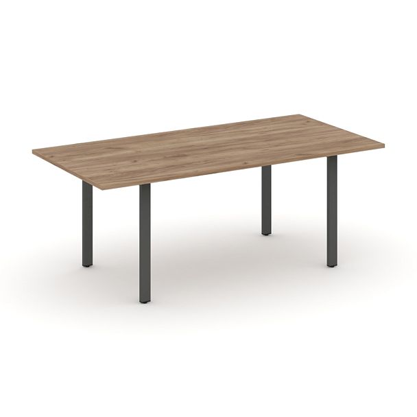 Style Project Direct Direct Стол переговорный SN-6P.SPRG-198.3 Дуб Табак/Металл Антрацит 1980*980*750 - Вид 1