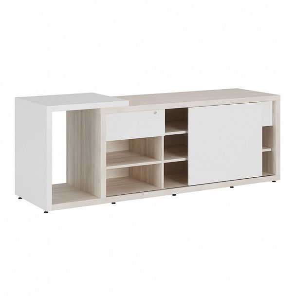 Креденция тип 1 правая Zion 189x57x69 светлый дуб - Вид 1