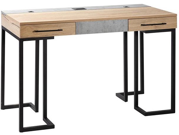 Стол рабочий Loft Дуб натур/Бетон - Вид 1