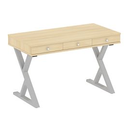 Home Office Стол письменный VR.SP-1-118.M Акация/Серый металл 1180*600*750 - Фото предпросмотра