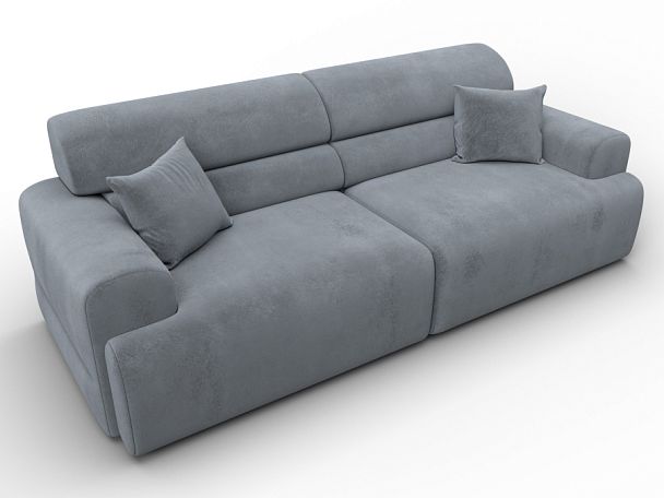 Диван прямой Лига-109 НПБ Велюр серый - Вид 6