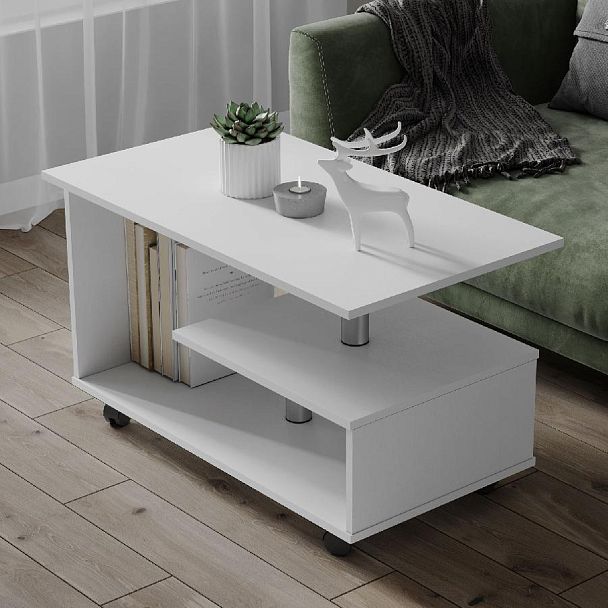 Стол Журнальный Консул-5 (900*560*500) белый - Вид 1