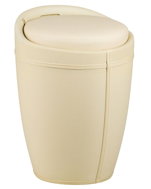 Табурет с местом для хранения LM-1100HPVC (кремовый) - Вид 1