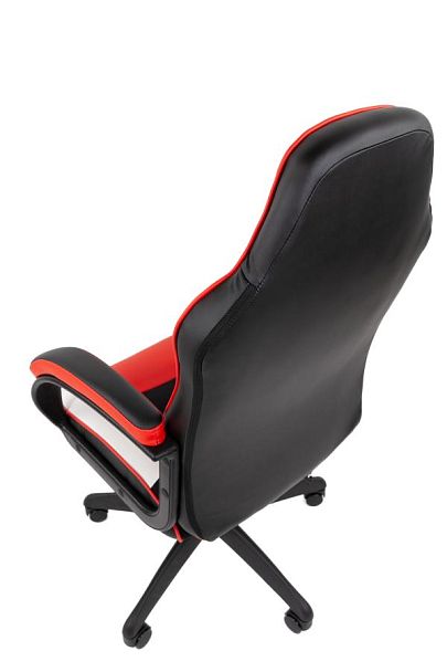 Кресло Chairman game 17 Россия экокожа черный/красный/белый - Вид 10