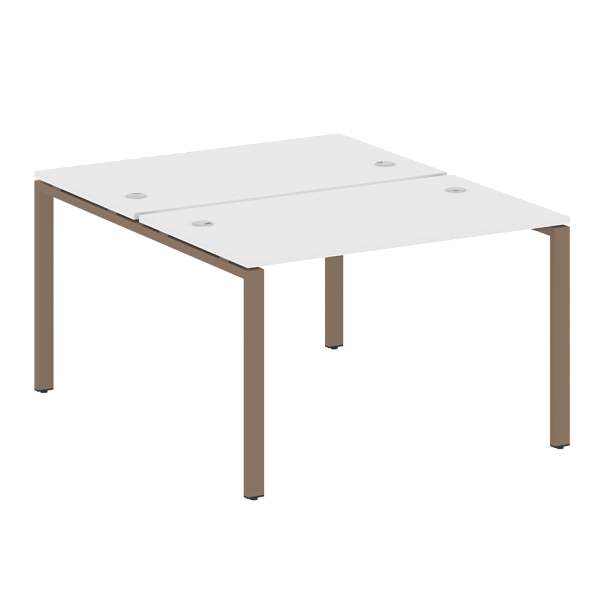 Metal System Р. ст. на П-образном м/к БП.РАС-СП-2.2 Белый/Мокко металл 1200*1475*750 - Вид 1