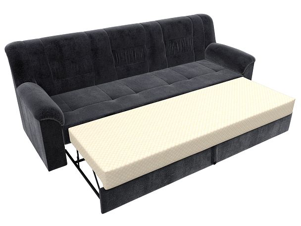 Диван прямой Карелия Велюр серый - Вид 7