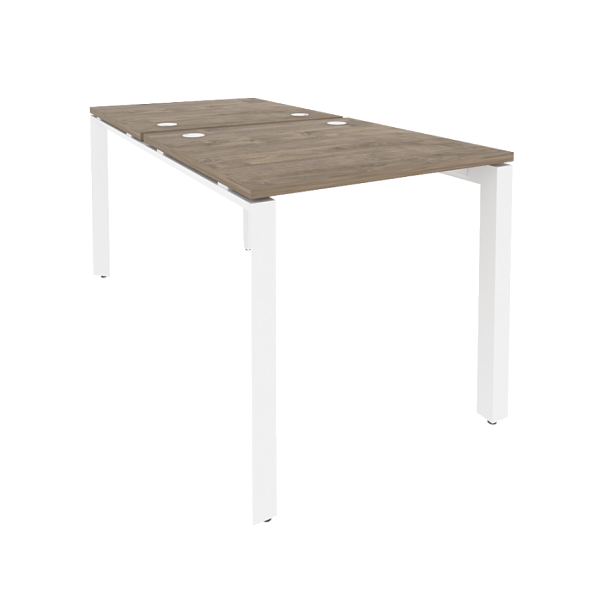 Onix Рабочая станция на П-образном м/к O.MP-D.RS-2.0.8 Тиквуд темный/Белый металл 780*1635*750 - Вид 1