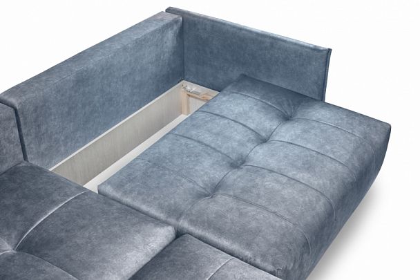 Мягкий угол "Чилетти" Long голубой - Вид 6