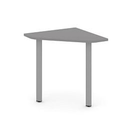 Стайл Проджект Угловой элемент стола SN-6.USP-021 Серый Пепел/Металл Серый 800*800*750 - Фото предпросмотра