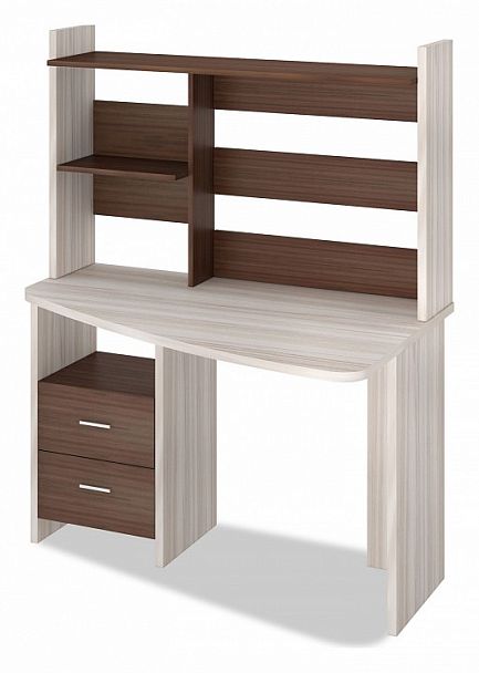 Стол компьютерный Домино Лайт СКЛ-Крл 120+НКЛ-120 Карамель/Шамони правый - Вид 1