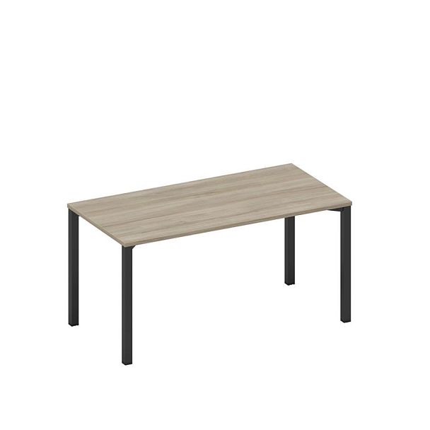 Стол письменный на металлокаркасе Space+ А1 ЧР 025.1 ВЛ вяз либерти/ черный гладкий - Вид 1