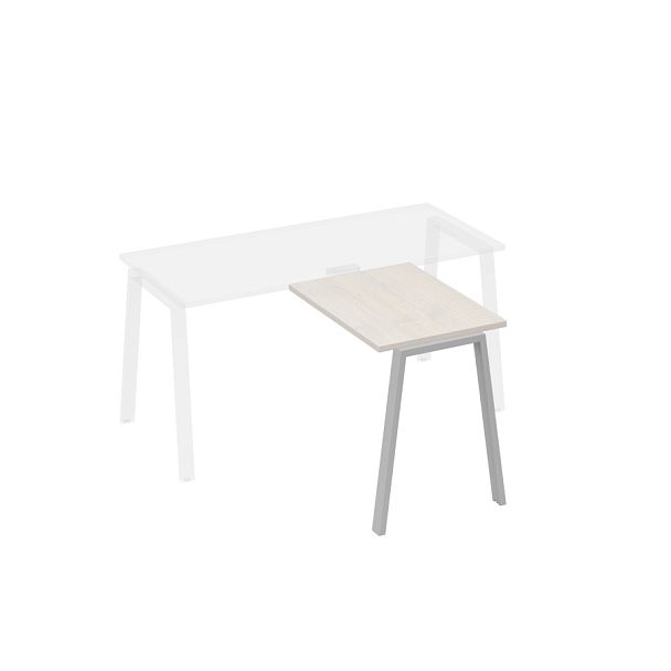 Брифинг-приставка с каркасом TRE A4 А4 Б3 071 БП дуб / металлокаркас серый - Вид 1