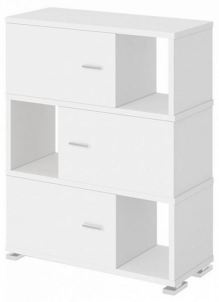 Тумба комбинированная Домино СБ-30/3 Белый - Вид 1