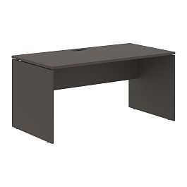 Стол прямой EDST 1580 Мокко/Черный 1560х800х750 EDIS - Фото предпросмотра