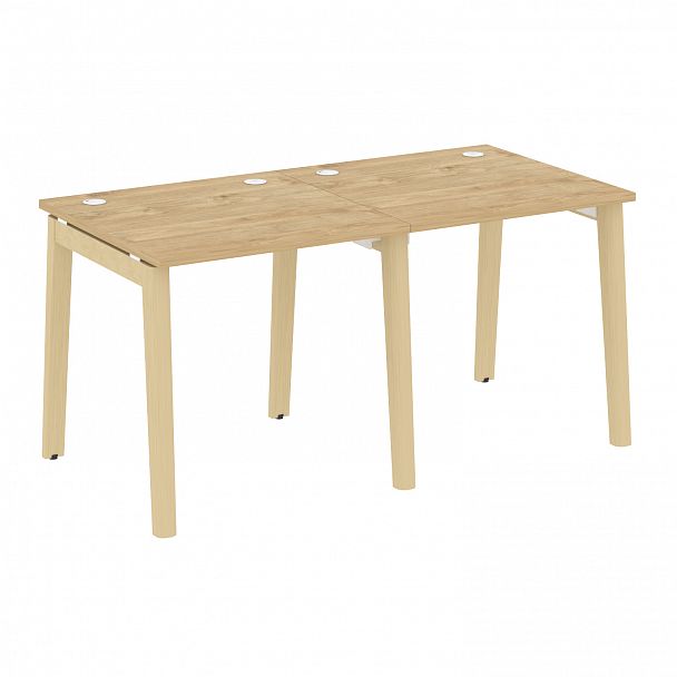 Рабочая станция "Onix wood" OW.RS-2.0.8 тиквуд светлый/дуб светлый - Вид 1