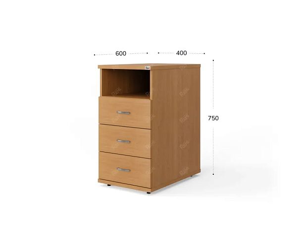 UNITY РТ-6 БУК Тумба с ящиками 400x600x750 - Вид 2