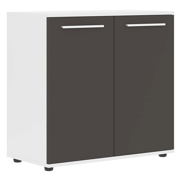 Шкаф малый широкий ELCS 85.1 Мокко/Белый/Белый 852х430х832 EDIS - Вид 1