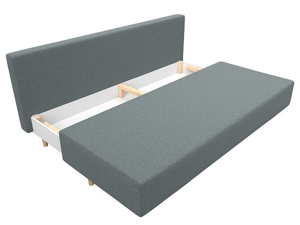 Диван прямой Лига-033 Рогожка серый - Вид 7