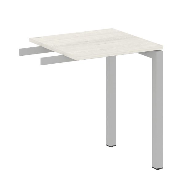 Metal System Quattro Приставной элемент на П-образном м/к 50БП.ПР-1 Дуб наварра/Серый металл 600*600*750 - Вид 1