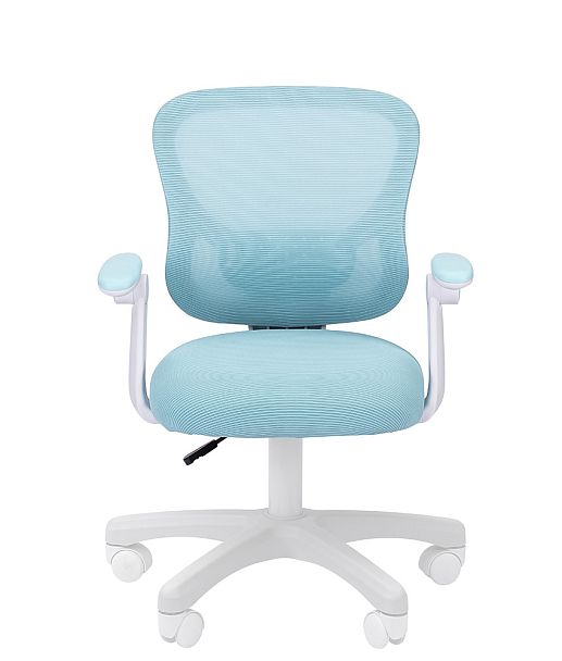 Кресло CHAIRMAN KIDS CH106, ткань/сетка, голубой - Вид 2