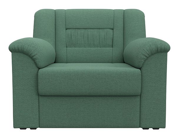 Кресло Карелия Рогожка зеленый - Вид 2