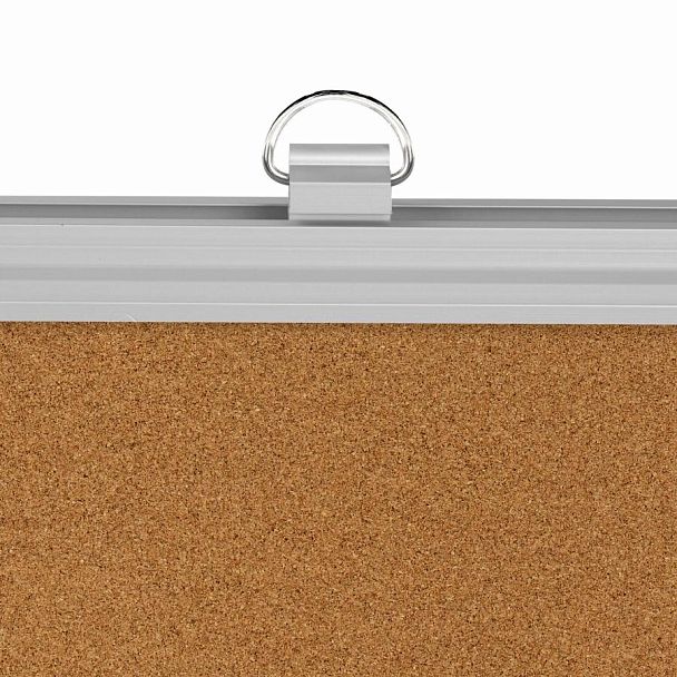 Доска пробковая для объявлений 60х90 см, алюминиевая рамка, BRAUBERG Extra, 238308 - Вид 5