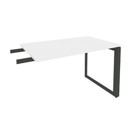 Onix Direct Брифинг-приставка на О-образном м/к O.MO-BR-11 Белый бриллиант/Антрацит металл 1180*720*750 - Фото предпросмотра