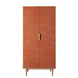 Шкаф малый двухстворчатый Line R24/red - Фото предпросмотра