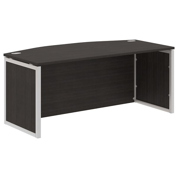 Стол руководителя XQPET 189H Дуб Юкон Модерн/Алюминий 1800х914х750 XTEN-QP - Вид 1