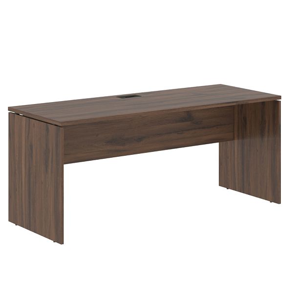 Стол прямой EDST 1767 Дуб Денвер тёмный/Мокко 1760х670х750 EDIS - Вид 1