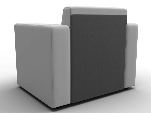 Кресло Лига-093 Экокожа белый - Вид 5