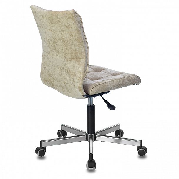 Кресло BRABIX "Stream MG-314", без подлокотников, пятилучие серебристое, ткань, песочное, 532396, MG-314_532396 - Вид 5