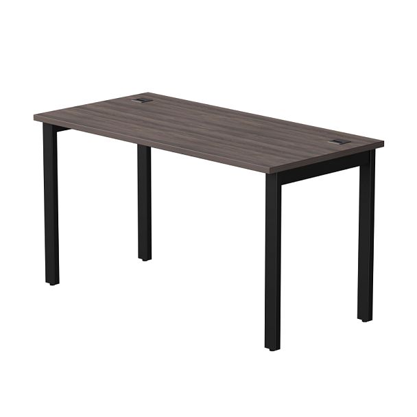 Стол прямой Everprof EVO на металлокаркасе 1380х670х755 мм Дуб Пасадена/Черный - Вид 1