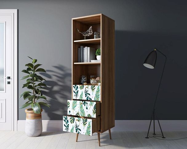 Стеллаж с ящиками Berber принт 44 арт BB45/Print_44 - Вид 2